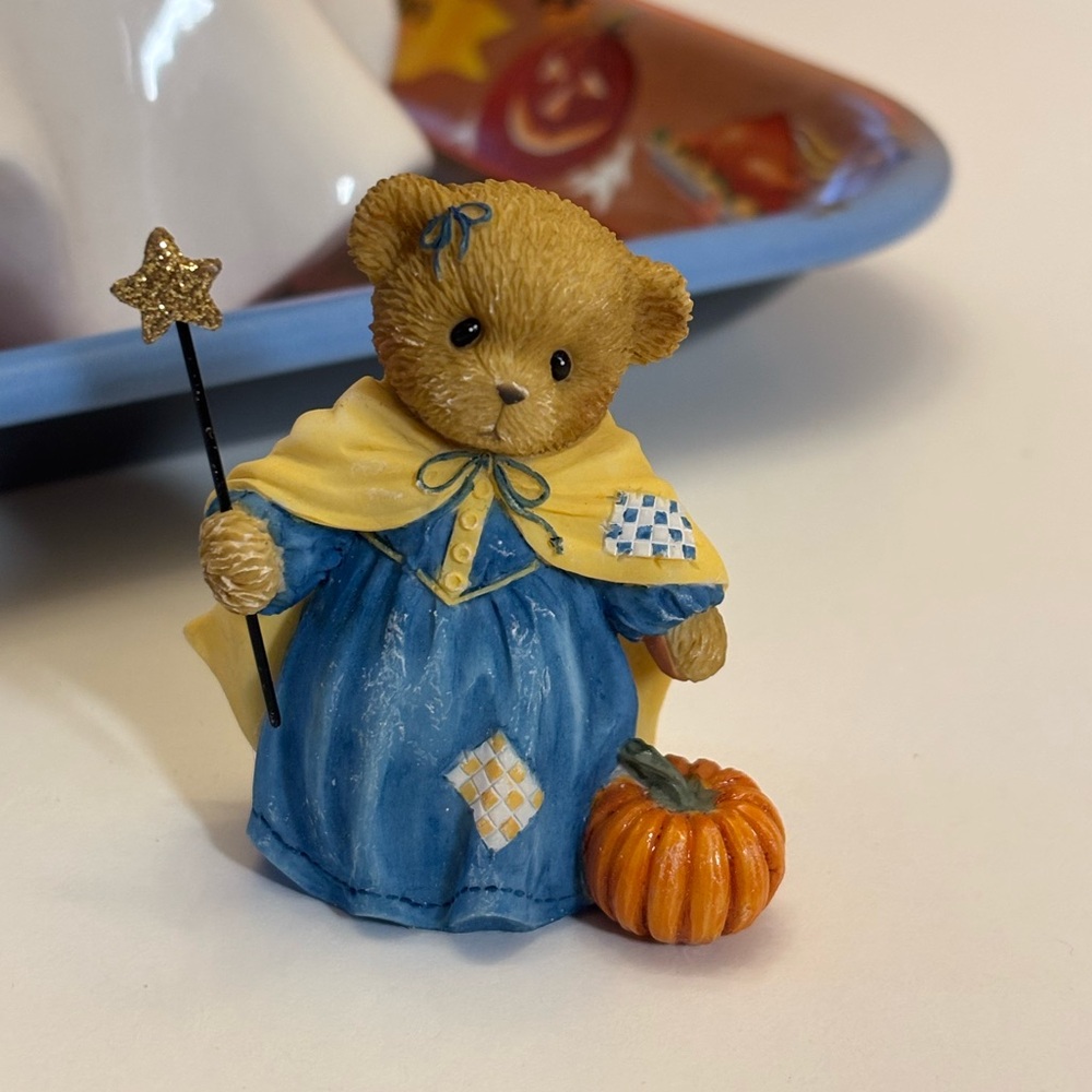 Cherished Teddies Fairy Godmother Cinderella vintage figure 2006 Avon exclusive